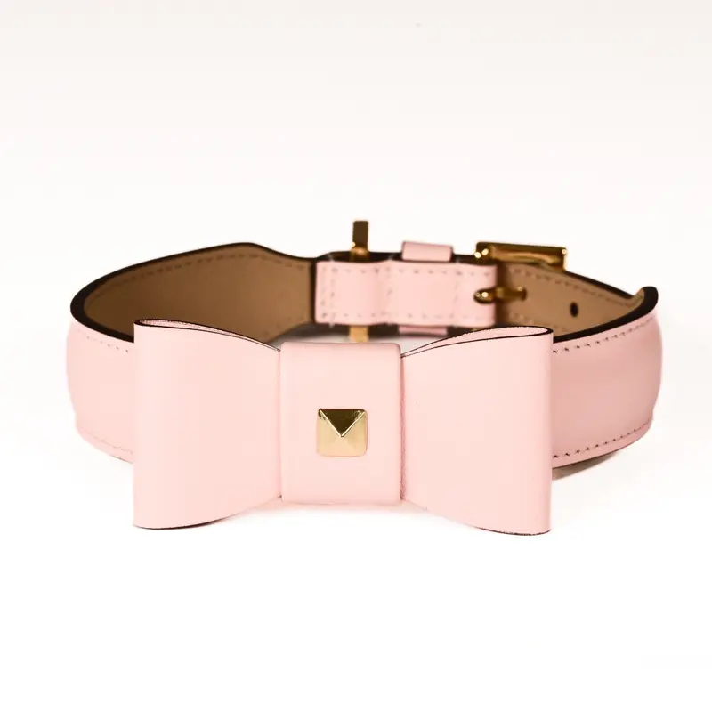 Collare Rock Bow Pink